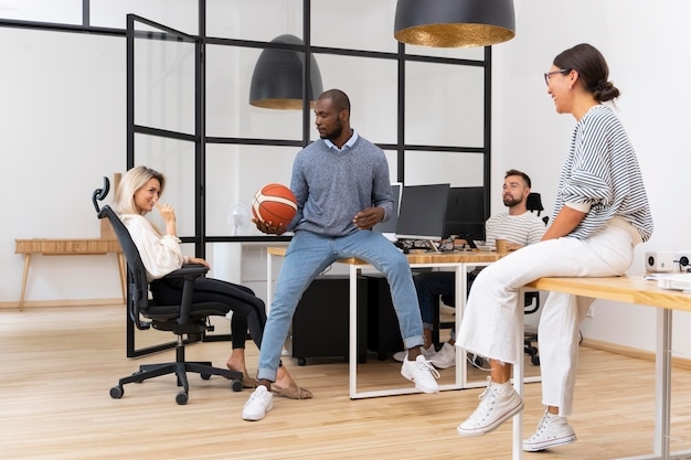 Desk Chair Basketball: Fun & Competitive Office Party Game + 100 Free Challenges